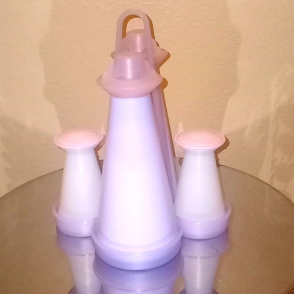 Tupperware Impressions Condiment Cruet Caddy Set- 3352A-3 - Picture 8 of 12